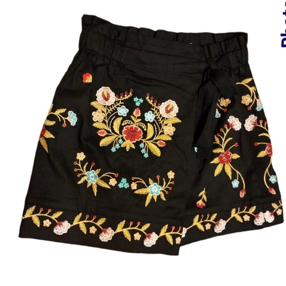 Velzera Pants - Embroidered Boho style SKORT